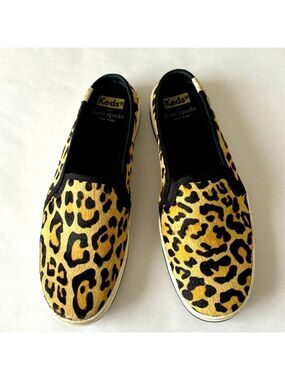 Kate Spade Keds Double Decker Leopard Mule Sneaker 7